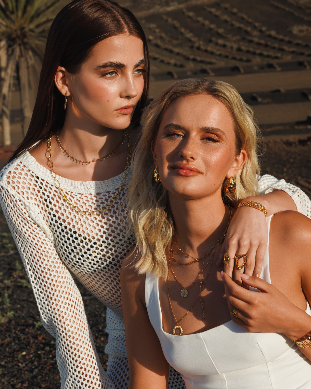 Sommerlicher Goldschmuck für Festivals im Boho-Stil