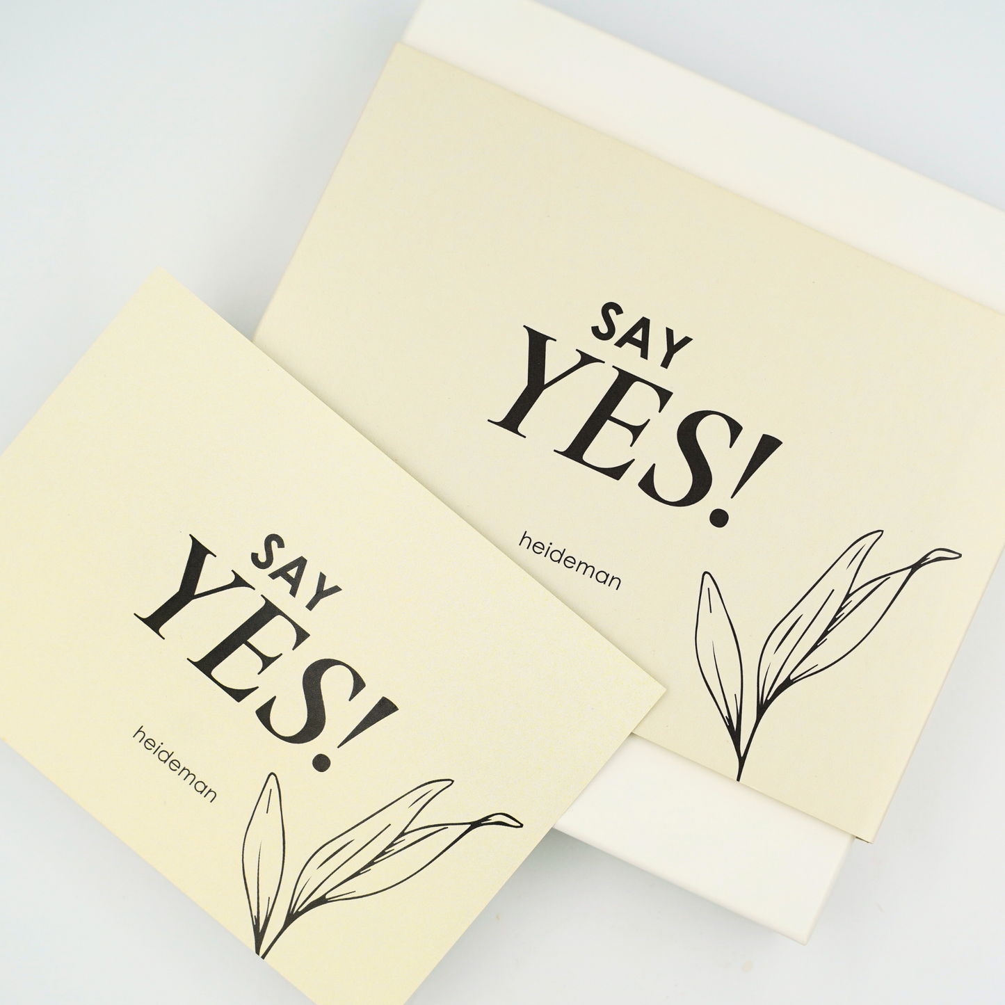 Geschenkbox Say Yes Basic