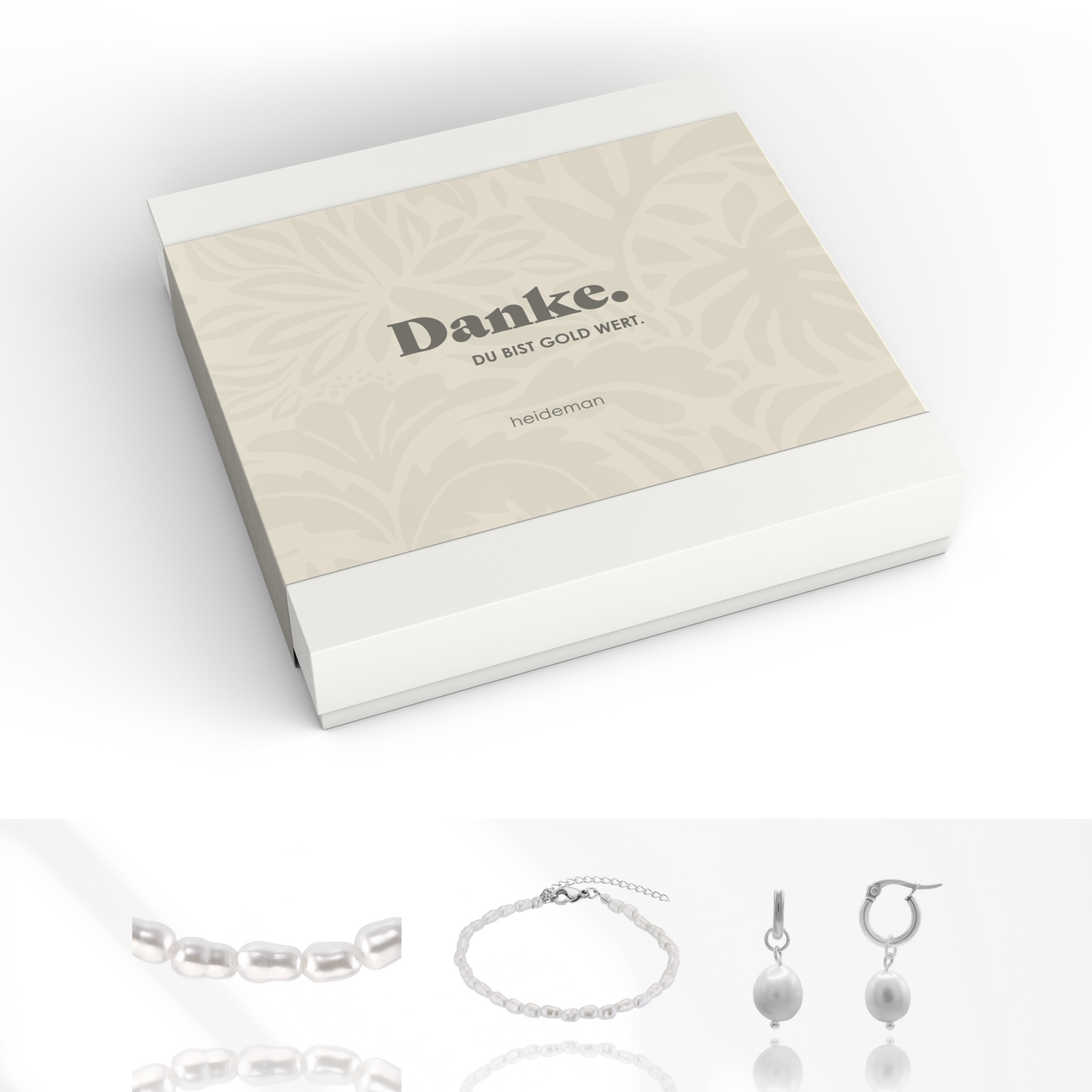 Geschenkbox Danke Perle