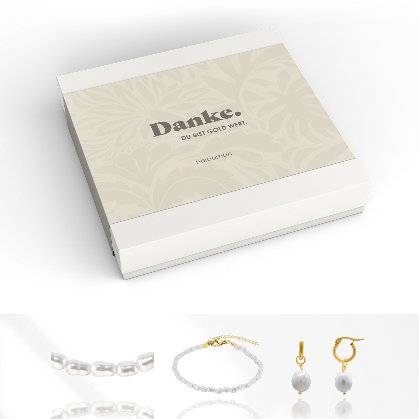 Geschenkbox Danke Perle
