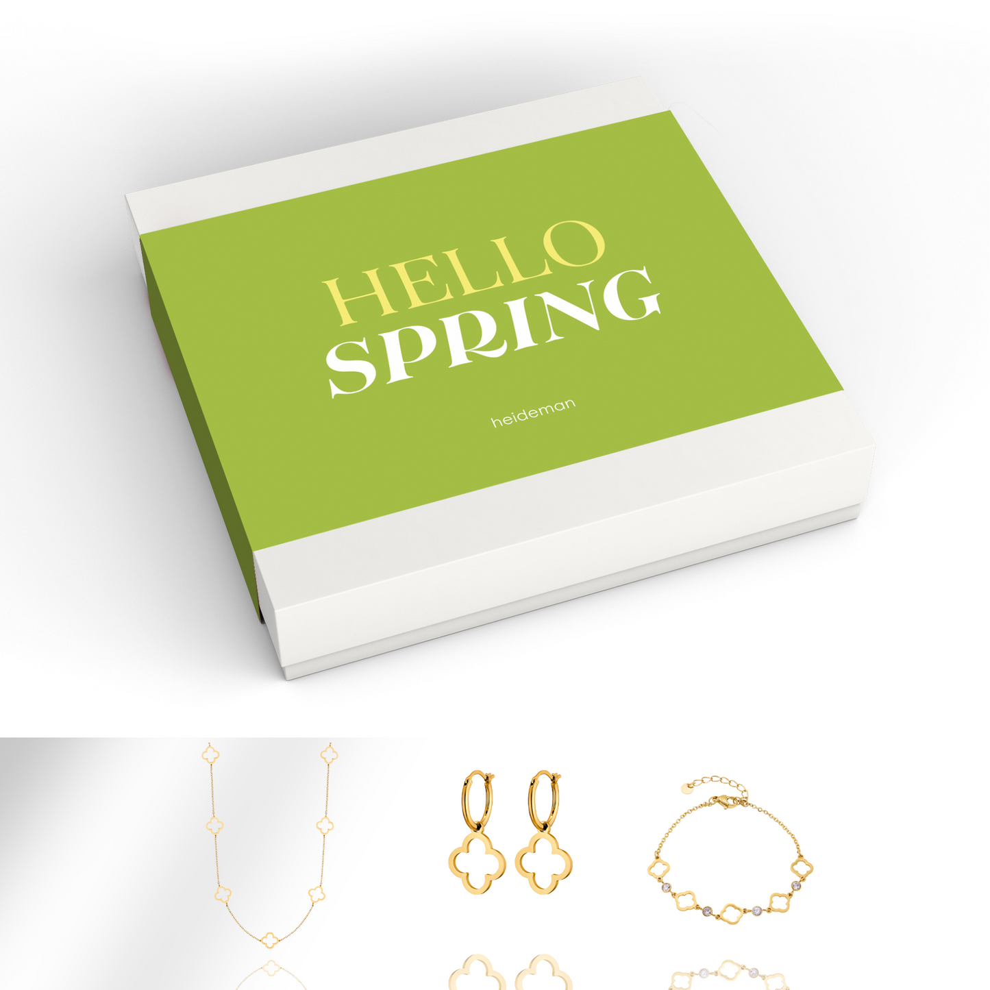Geschenkbox Spring Kleeblatt