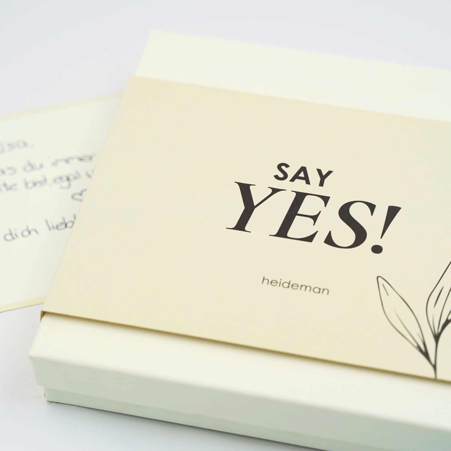 Geschenkbox Say Yes Partis