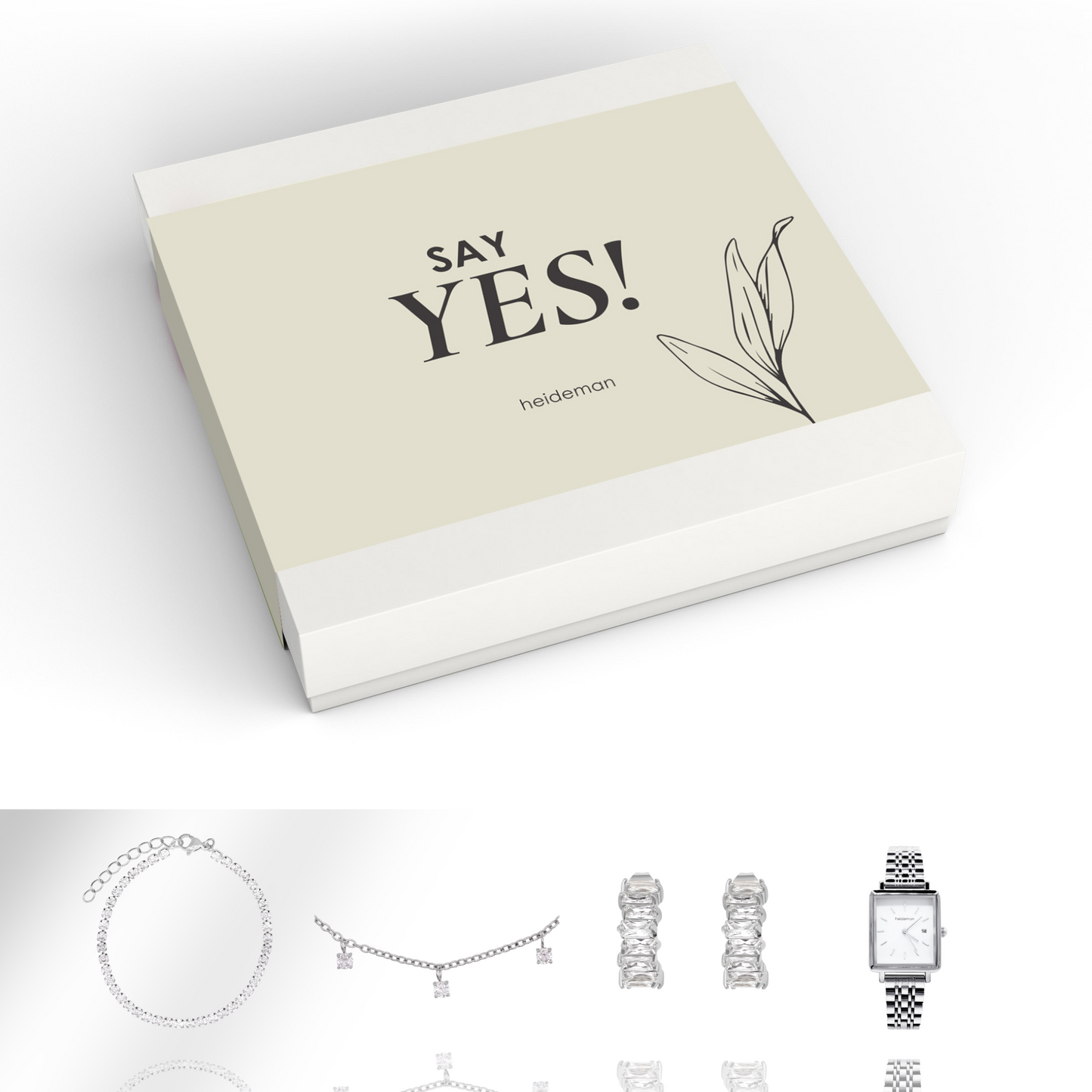 Geschenkbox Say Yes Stein