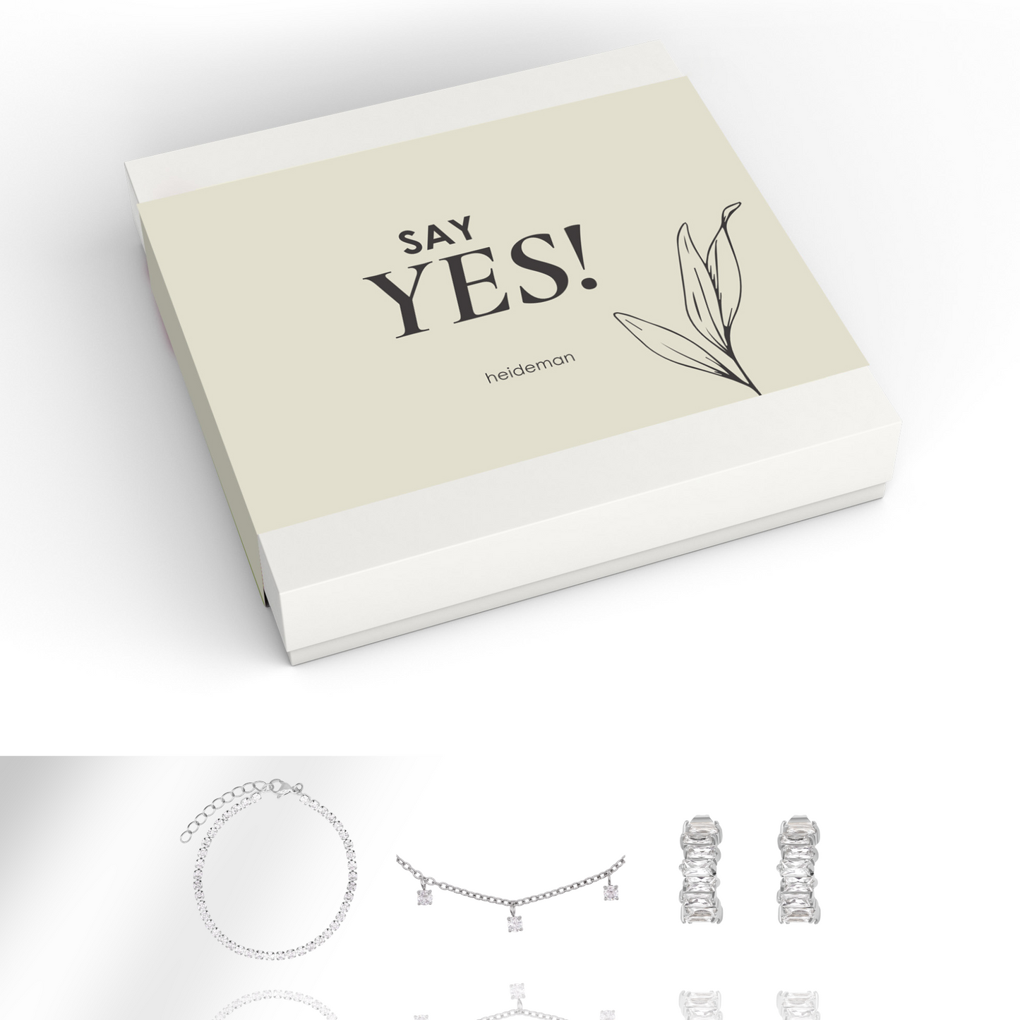 Geschenkbox Say Yes Stein