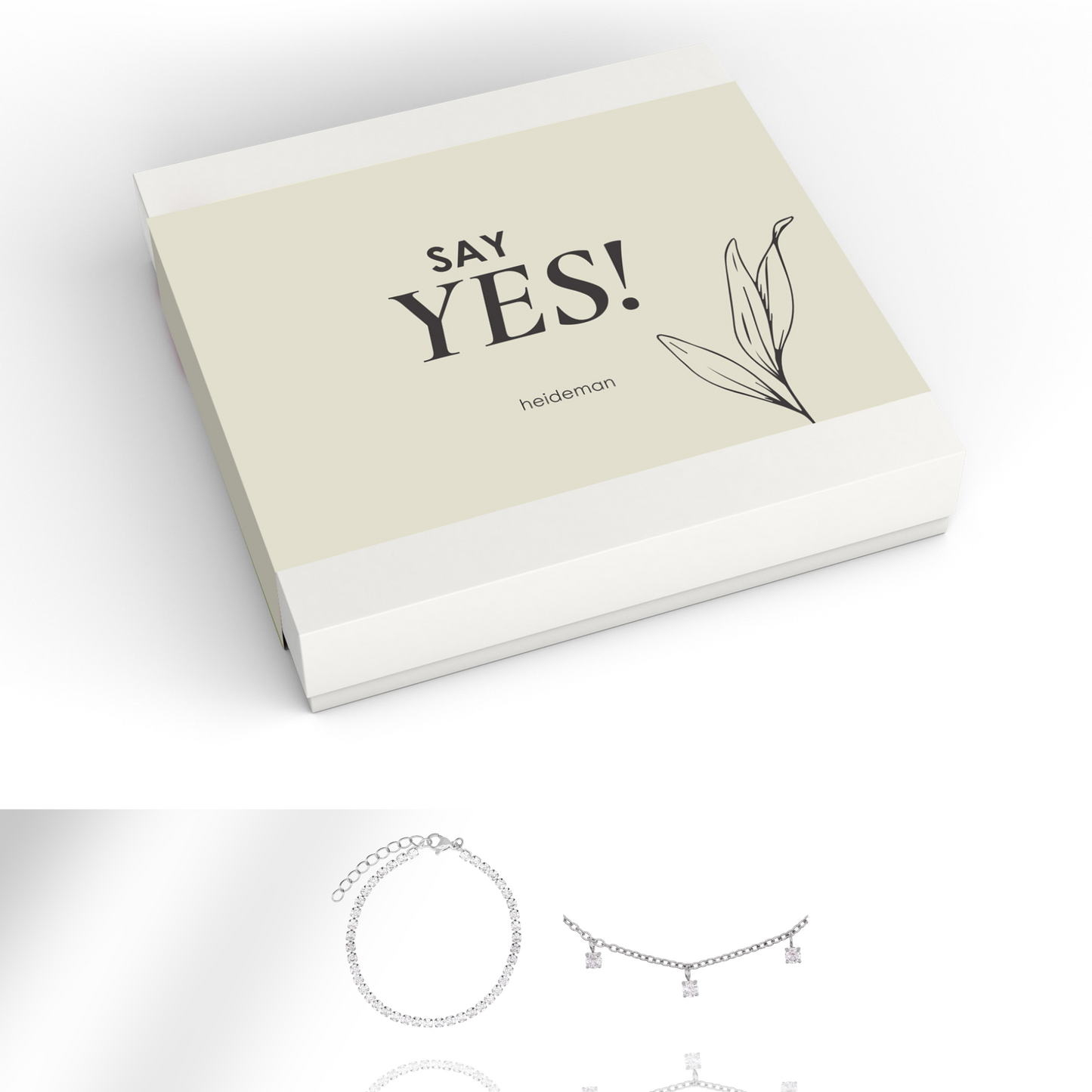 Geschenkbox Say Yes Stein
