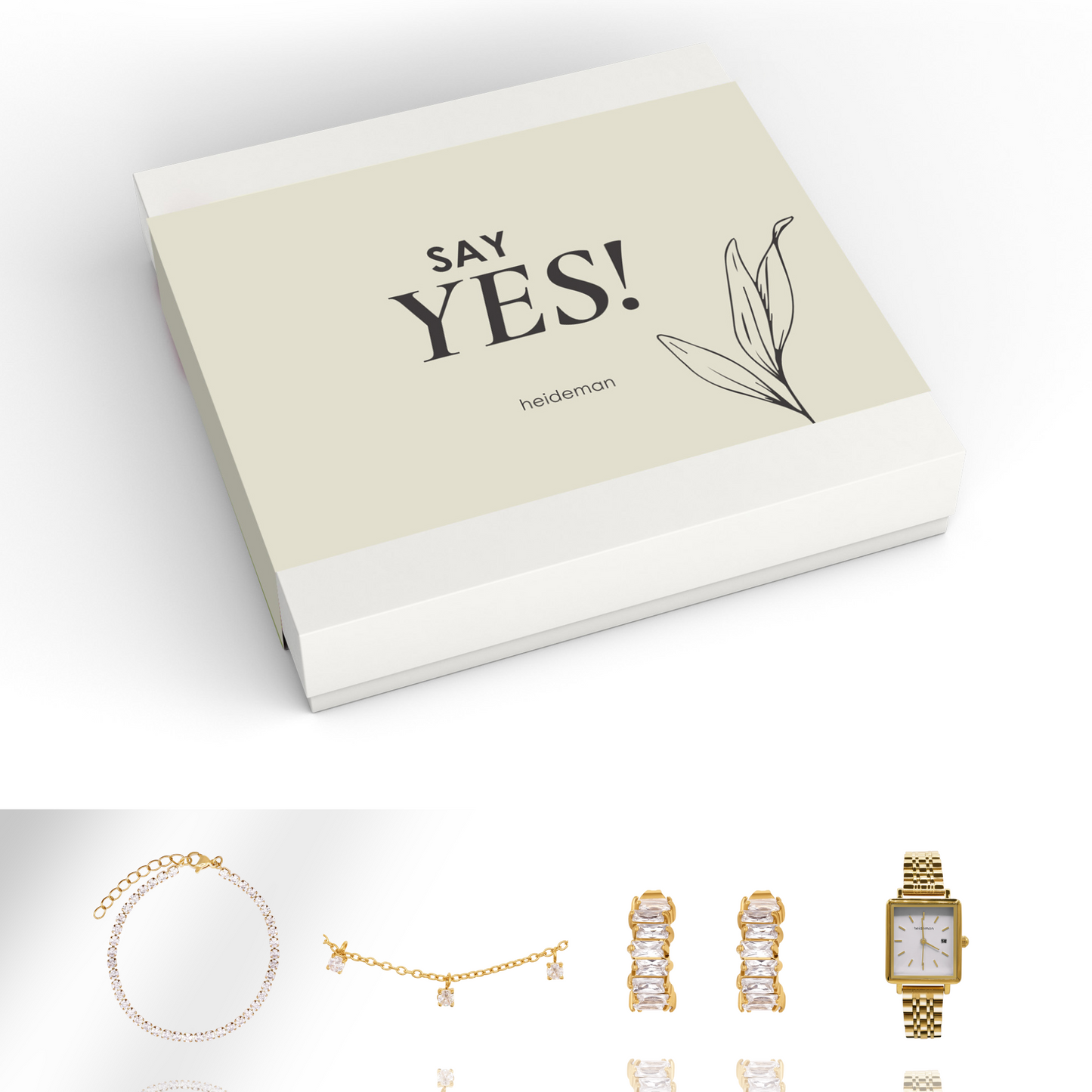 Geschenkbox Say Yes Stein