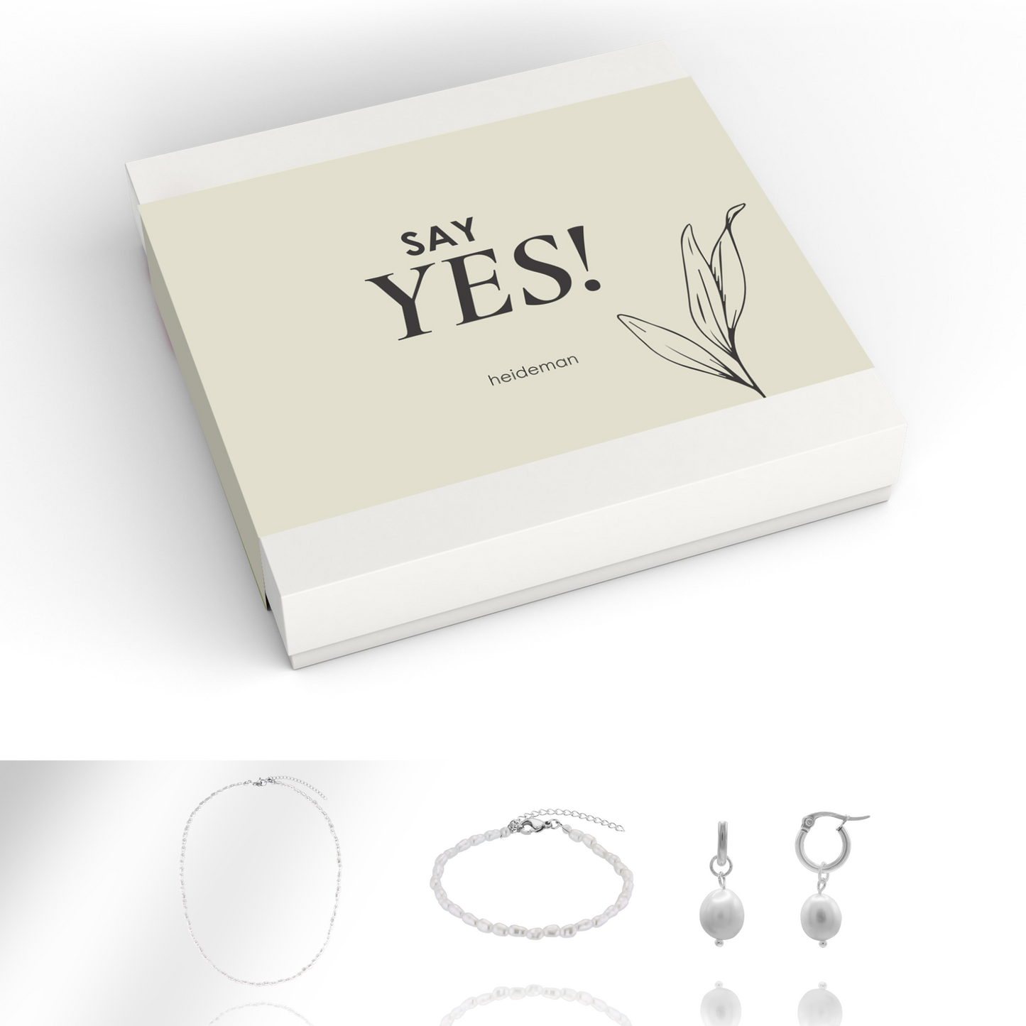 Geschenkbox Say Yes Perle