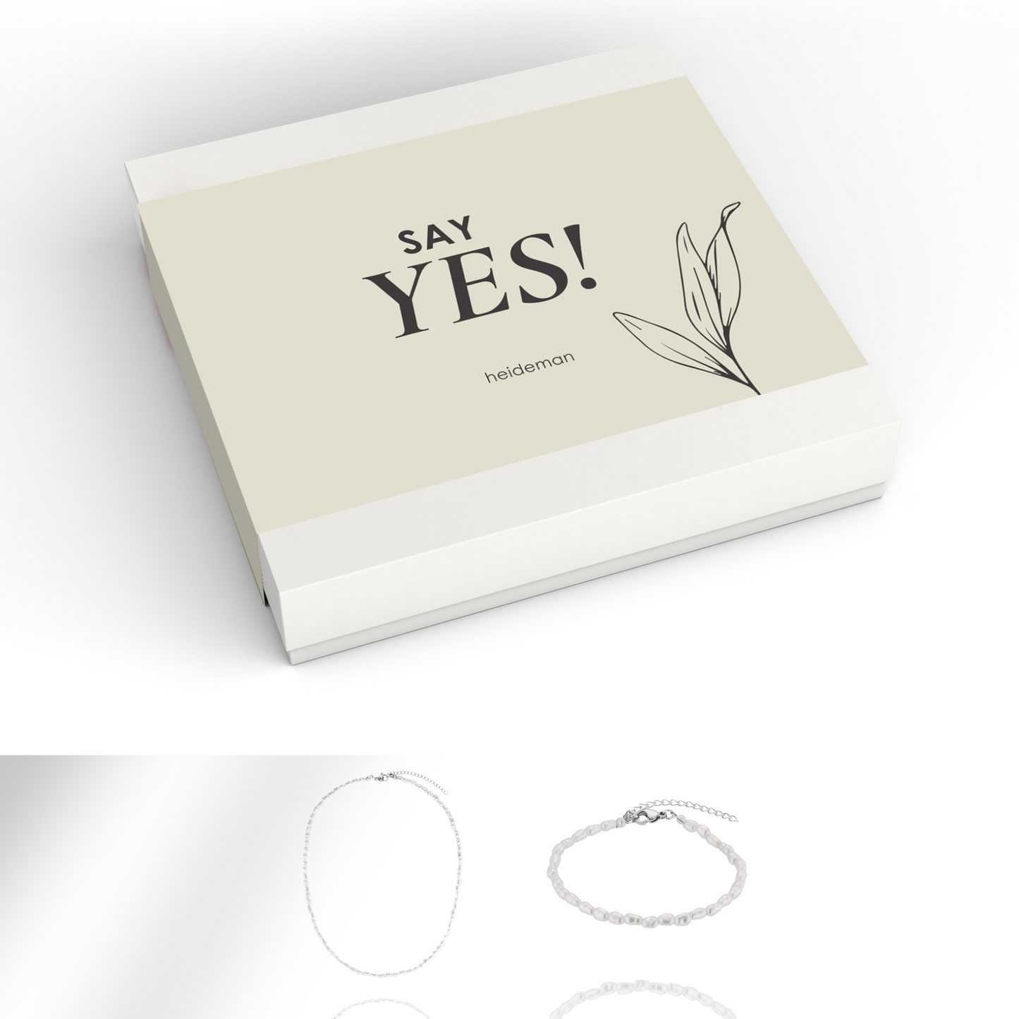 Geschenkbox Say Yes Perle