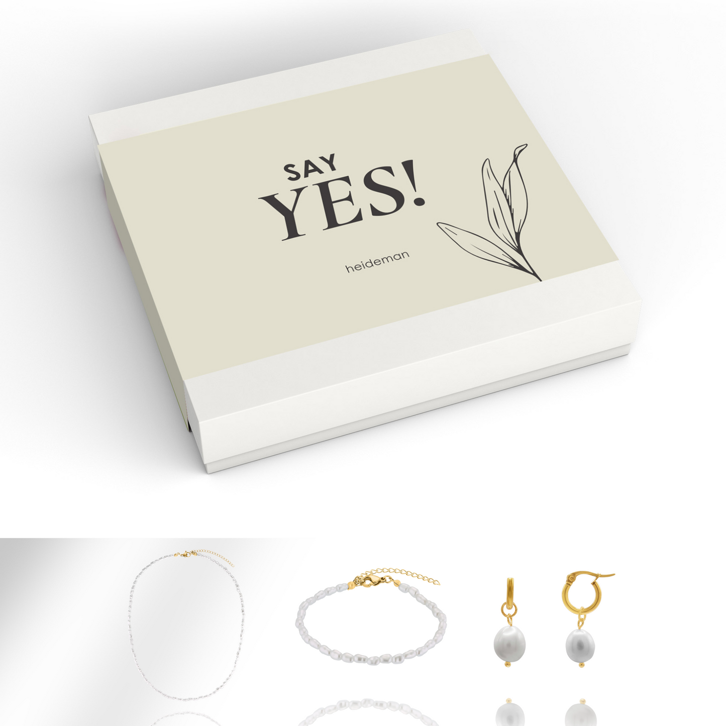 Geschenkbox Say Yes Perle