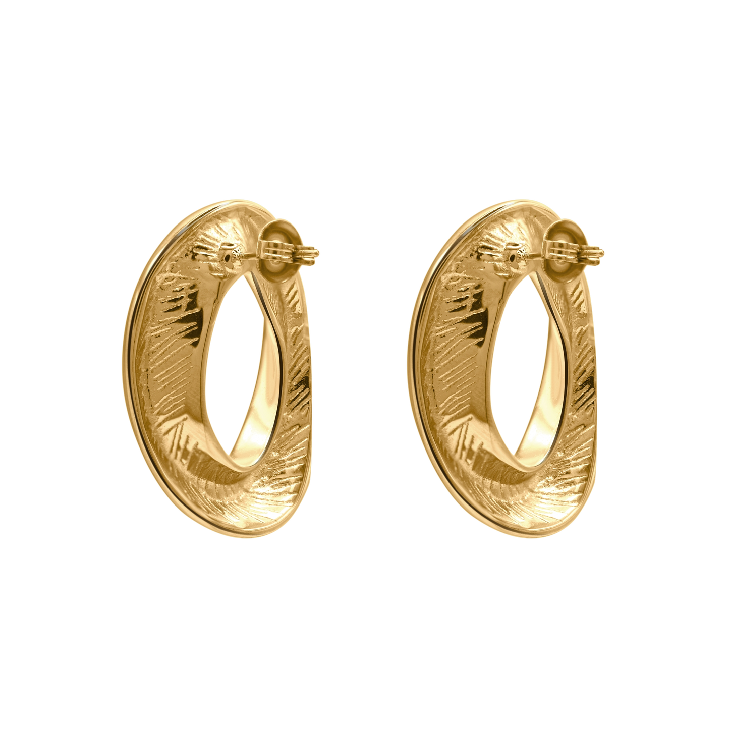 Ohrringe Damen Edelstahl Lunara in Gold - in der Geschenkbox