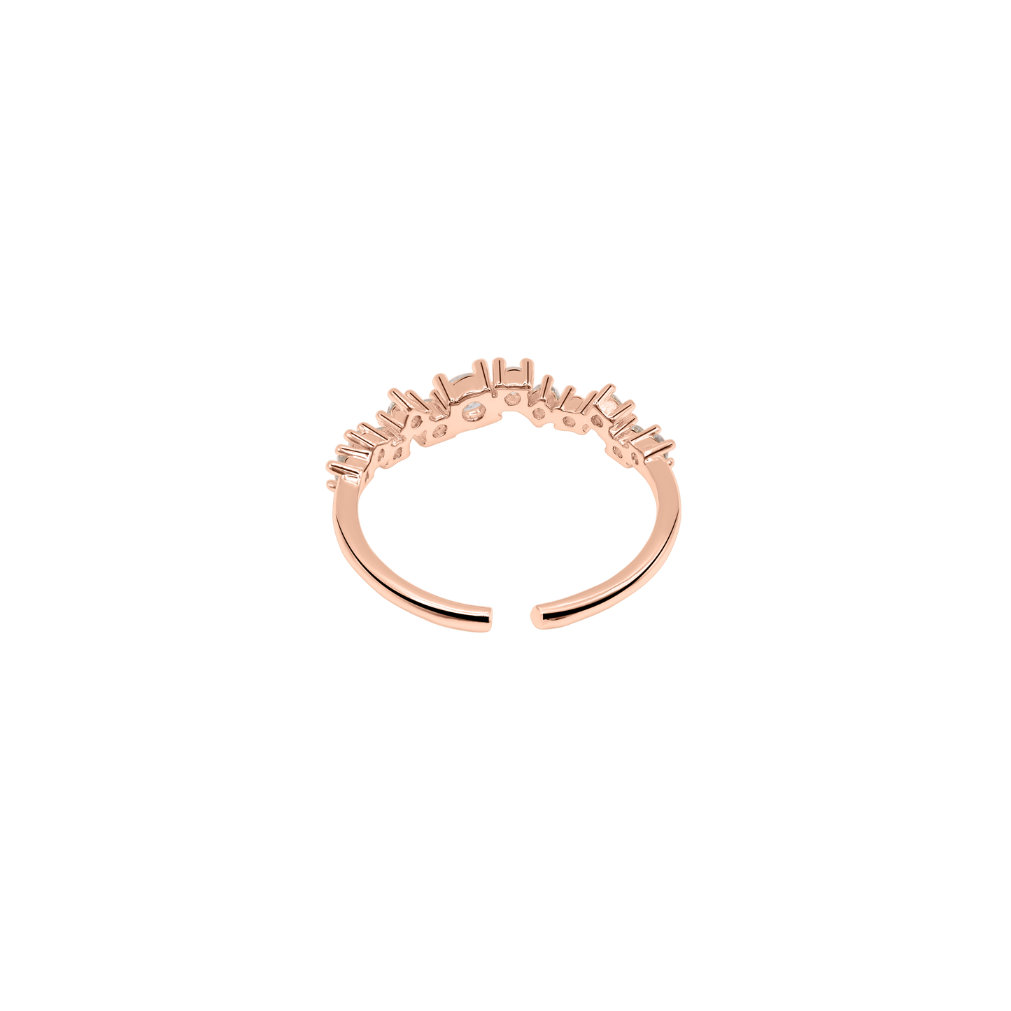Damen Ring Ottavia in Rosé gestylt zum Outfit