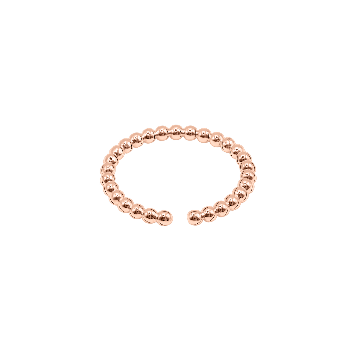 Ring Damen Edelstahl Isotta in Rosé gestylt mit weiterem Schmuck