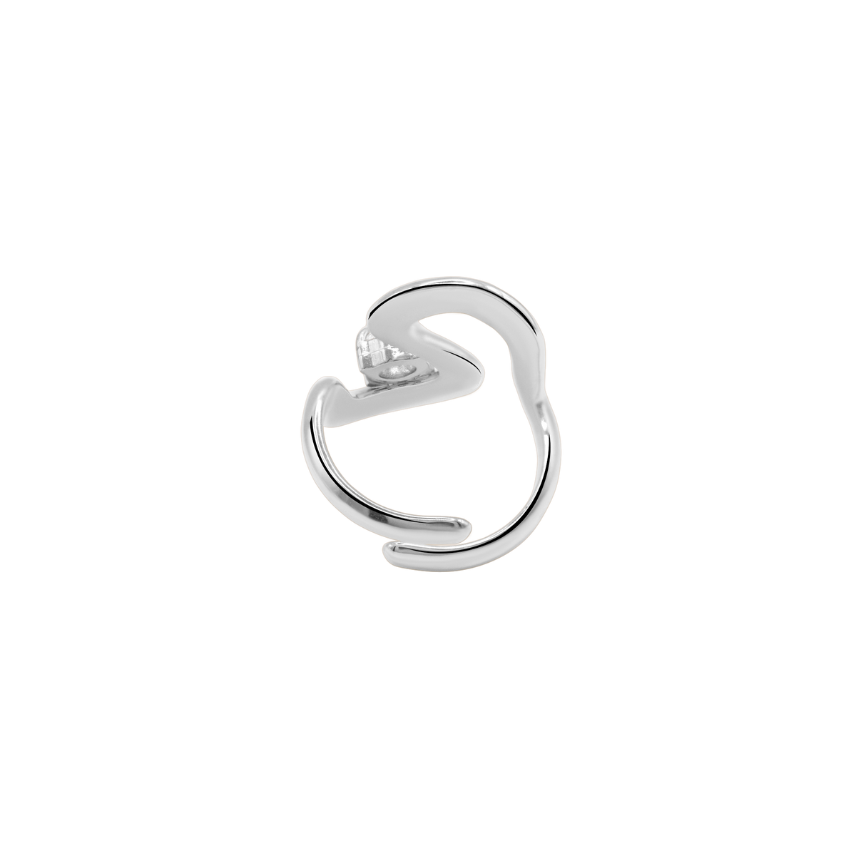 Ring Damen Edelstahl Arife Silber elegant gestylt