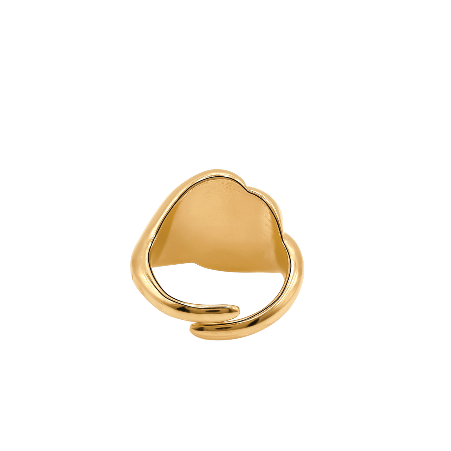 Ring Damen Edelstahl Esra in Gold - gestylt im Look
