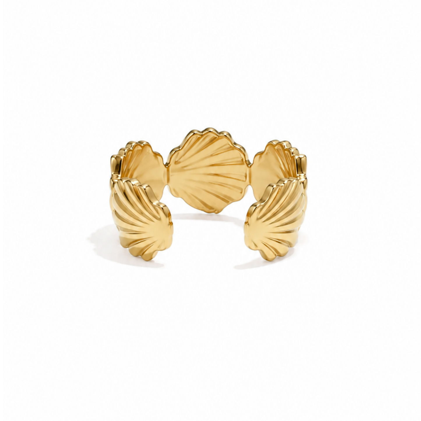 Ring Damen Gold Gemma goldfarben - gestylt zum Outfit