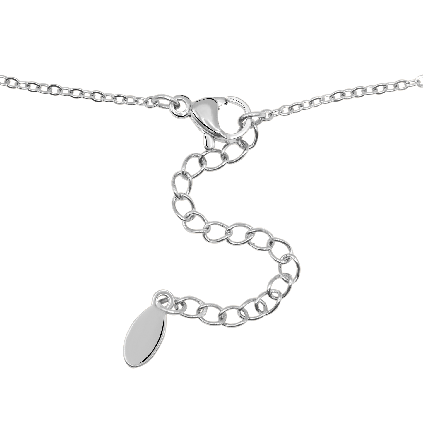 Handkette Damen Edelstahl Poppy Silber in der Geschenkbox