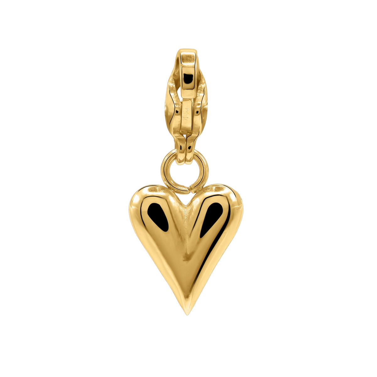 Charm Damen Edelstahl Klea in Gold mit Maßangaben