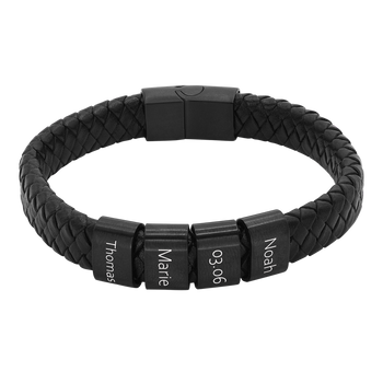 Lederarmband Titus - 4 Elemente