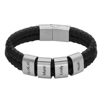 Lederarmband Elian - 4 Elemente