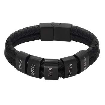 Lederarmband Elian - 5 Elemente