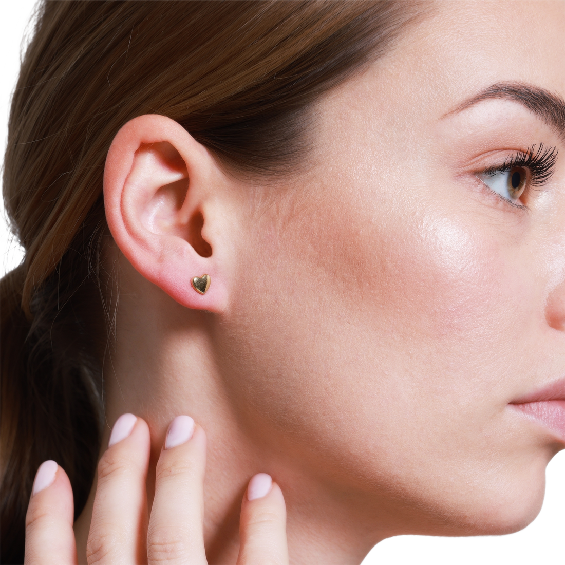 Herz-Ohrstecker aus Gold – Eleganter Schmuck für jeden Tag