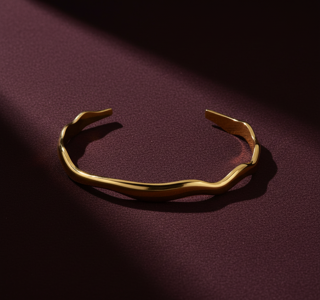 Goldenes Balance-Armband für Achtsamkeit und Selbstliebe