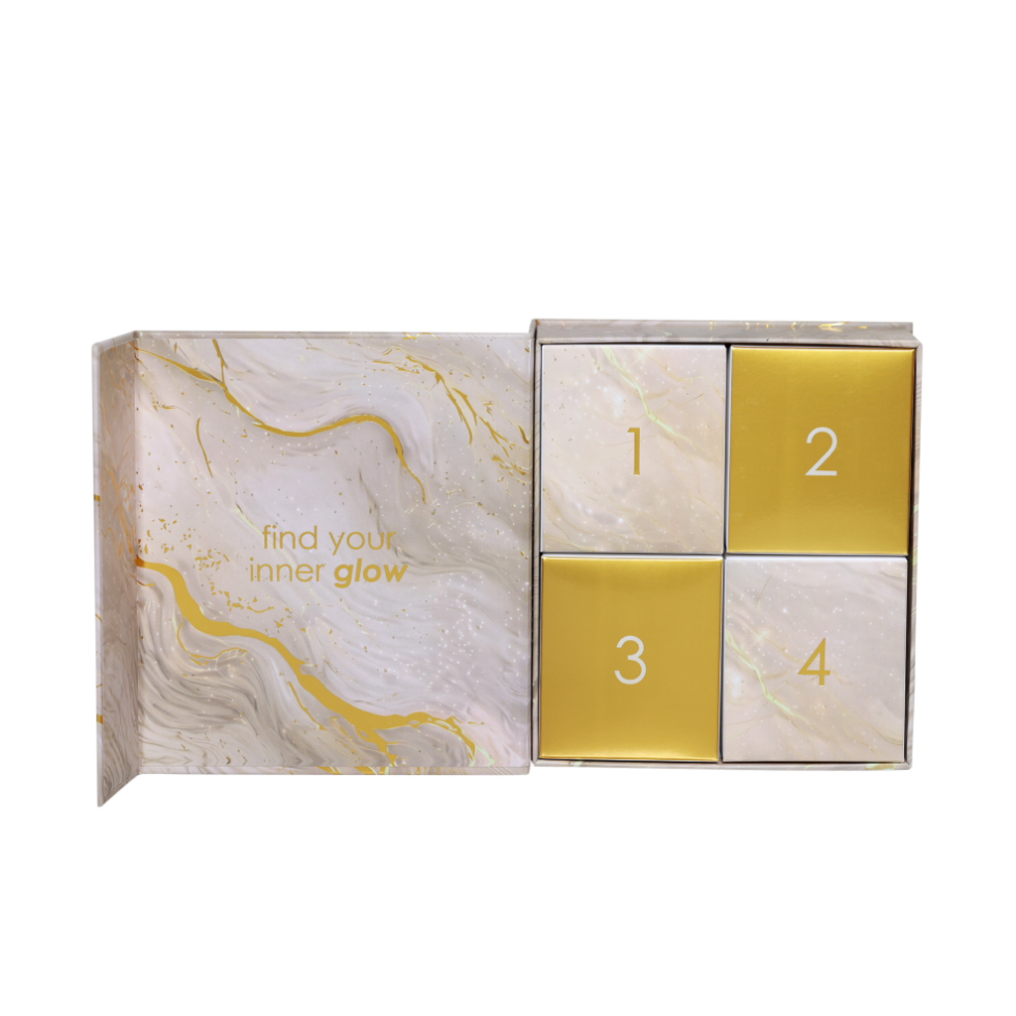 Adventsbox Celeste in Silber – Geschenkbox mit Damen Schmuckset aus Edelstahl