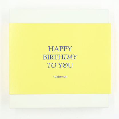 DIY Partis Geschenkbox Happy Birthday