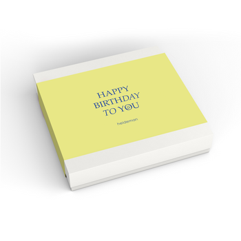 DIY Geschenkbox Happy Birthday