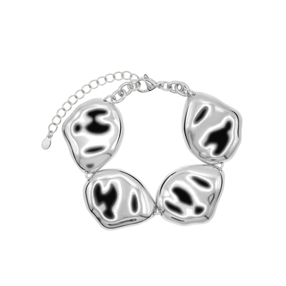 Armband Damen Edelstahl Clarice silberfarben von Heideman