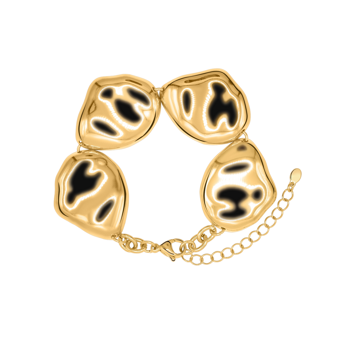 Armband Damen Edelstahl Clarice in Gold in der Heideman Geschenkbox