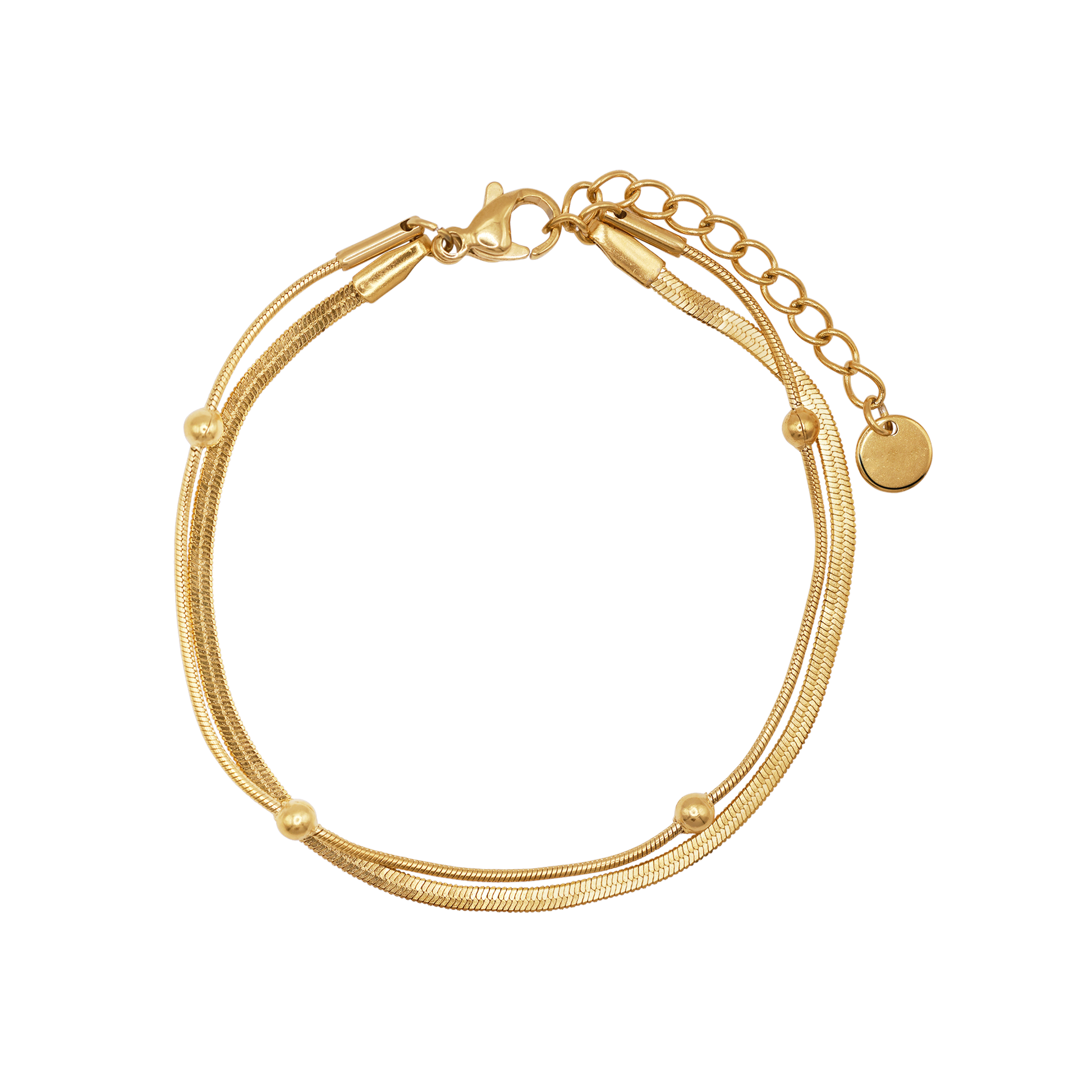 Armband Damen Gold Medea in Gold Produktansicht