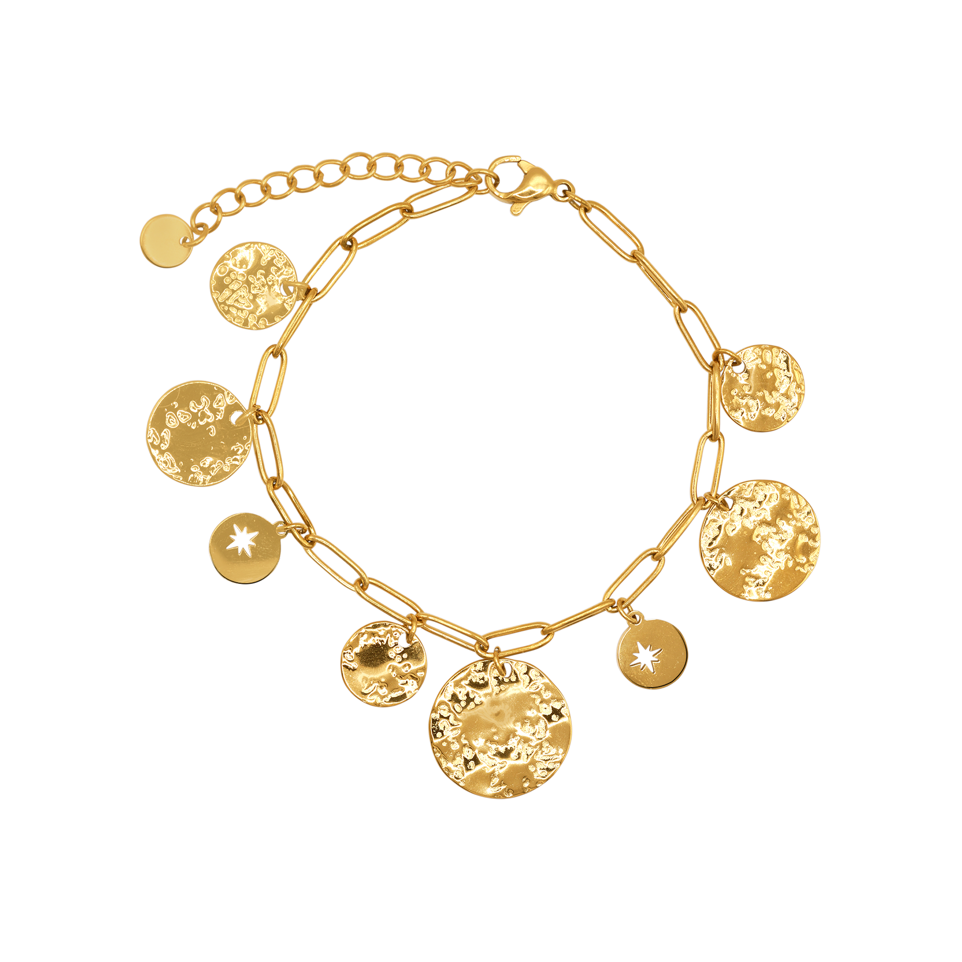 Armband Damen Edelstahl Selene Gold Produktansicht