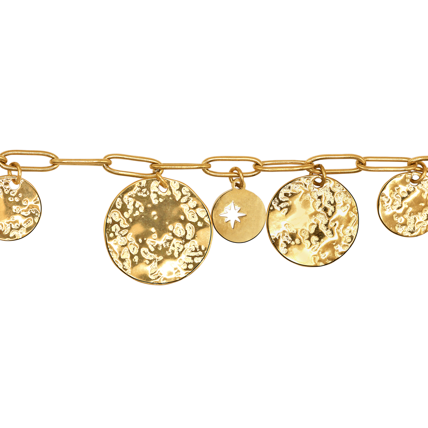 Armband Damen Edelstahl Selene Gold Karabinerverschluss Detail