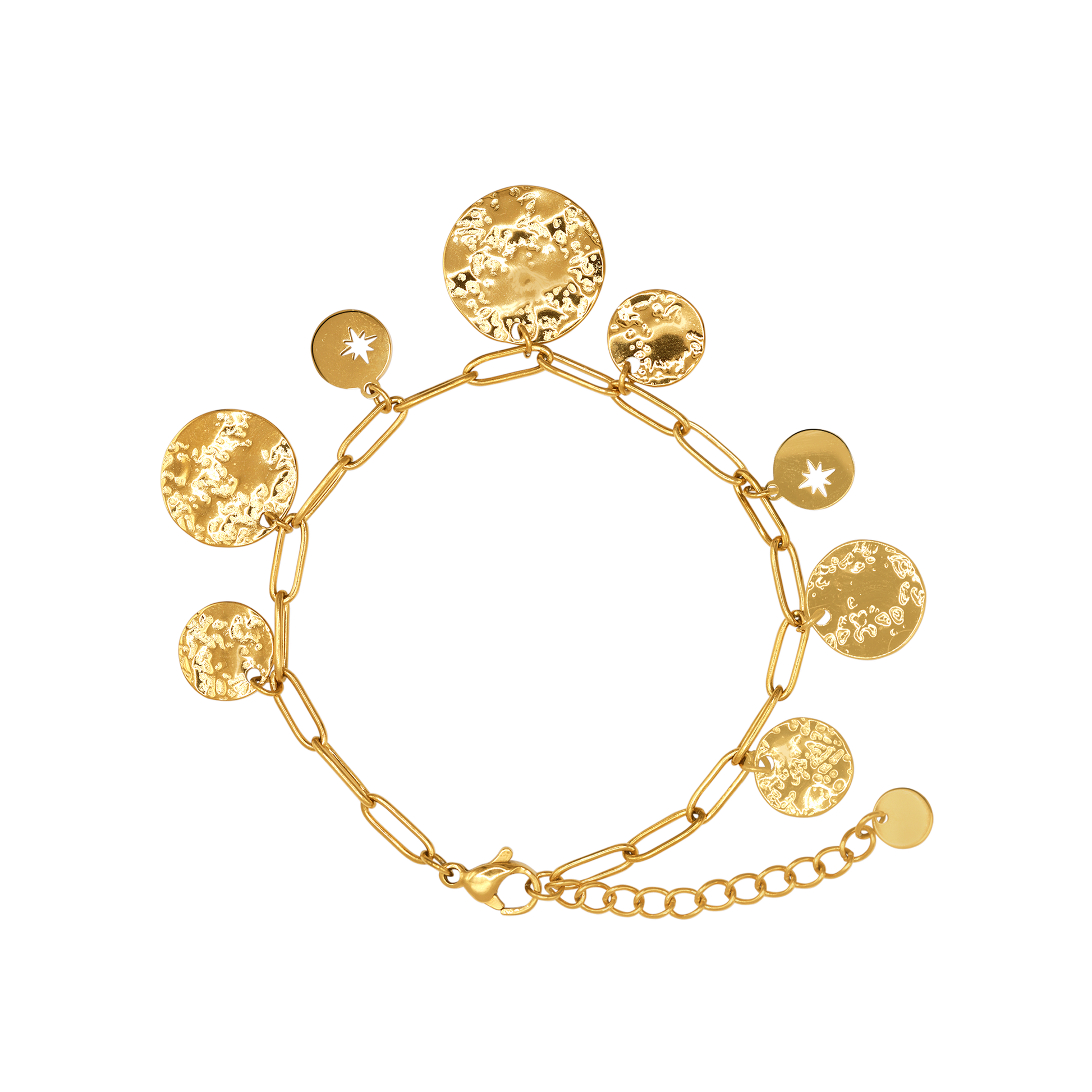 Armband Damen Edelstahl Selene Gold in Geschenkbox