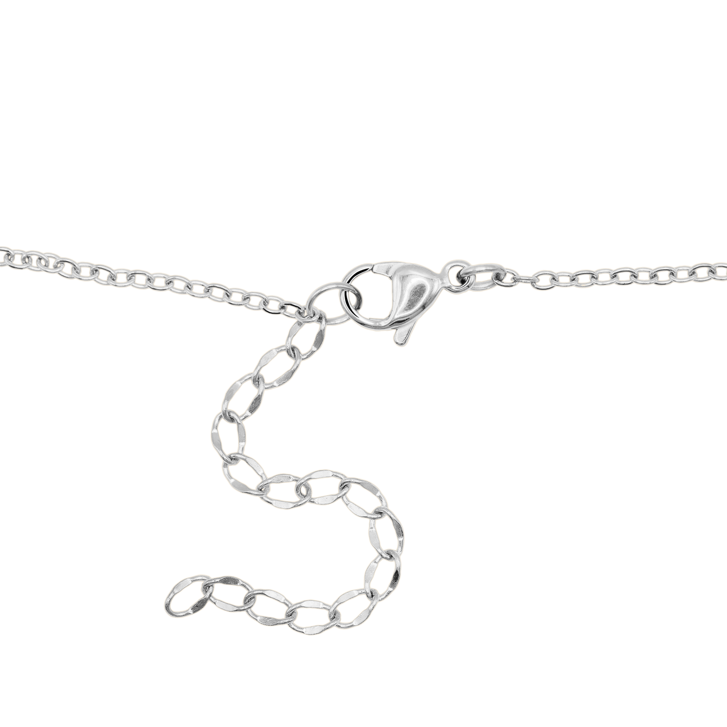 Armband Damen Edelstahl Celeste in Silber - gestylt kombiniert