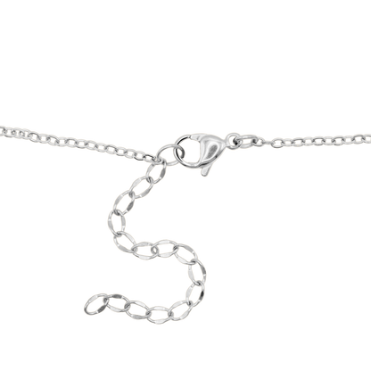 Armband Damen Edelstahl Celeste in Silber - gestylt kombiniert