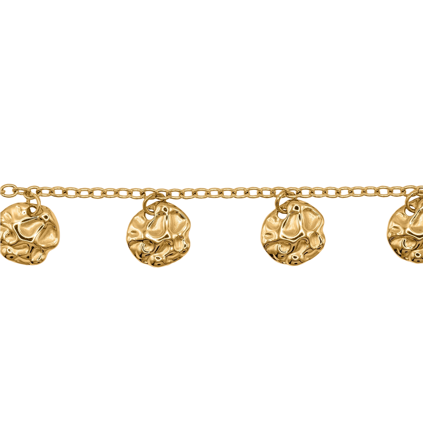Armband Damen Edelstahl Celeste in Gold - Verschluss im Detail