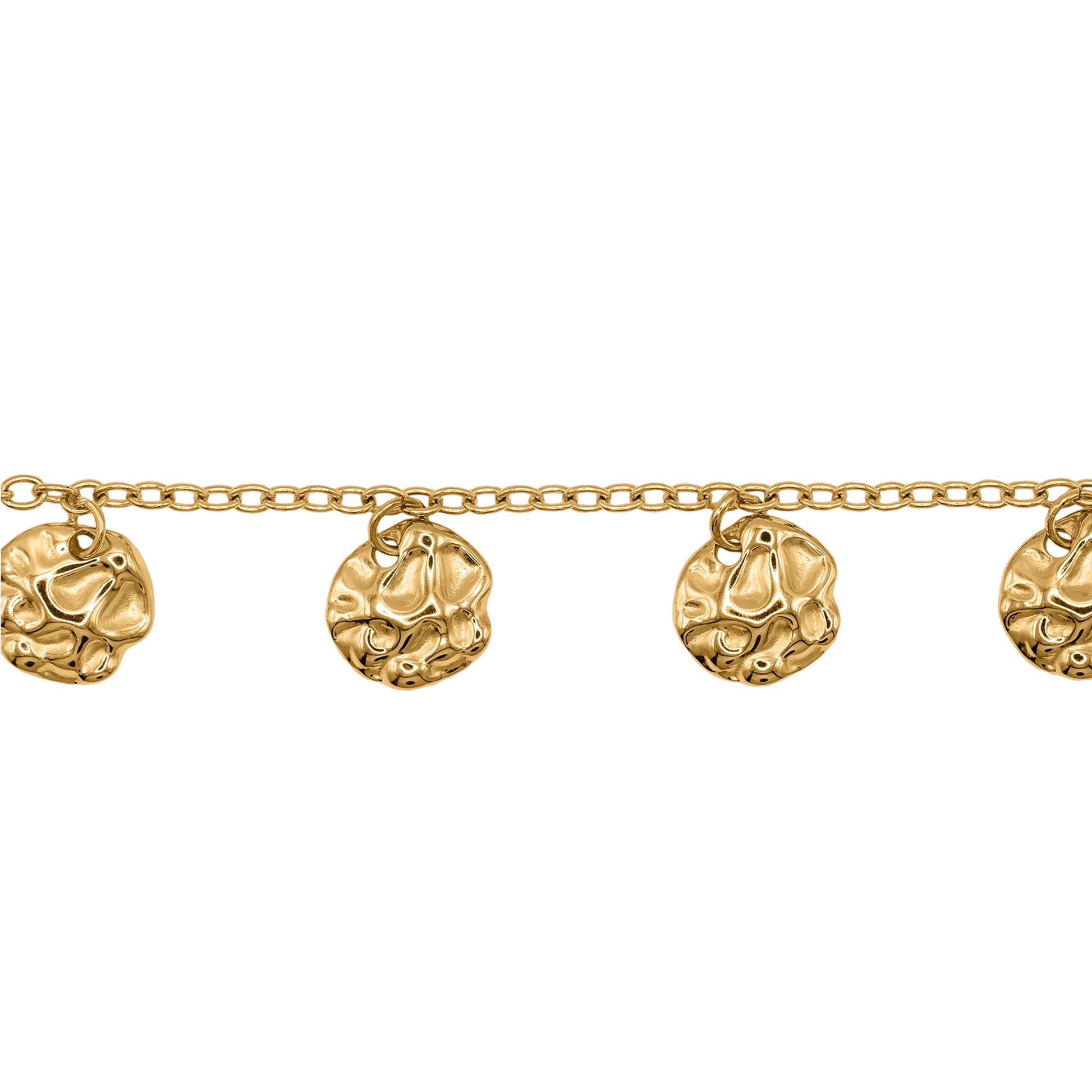 Armband Damen Edelstahl Celeste in Gold - Verschluss im Detail