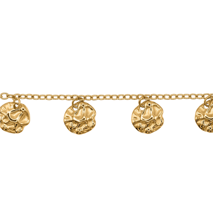 Armband Damen Edelstahl Celeste in Gold - Verschluss im Detail