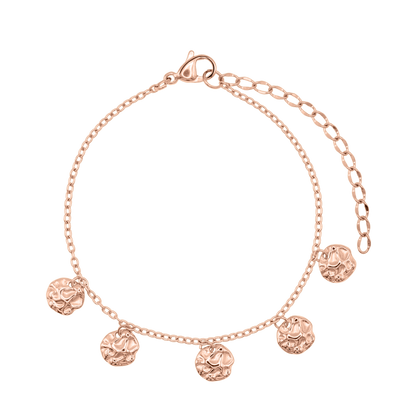 Armband Damen Edelstahl Celeste in Rose mit Anhaengern - Produktbild