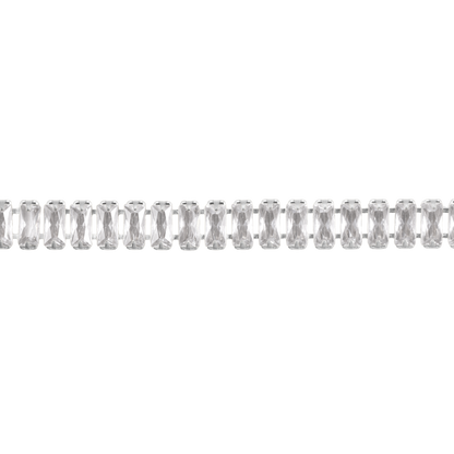 Armband Damen Edelstahl Zelie in Silber - Verschluss im Detail