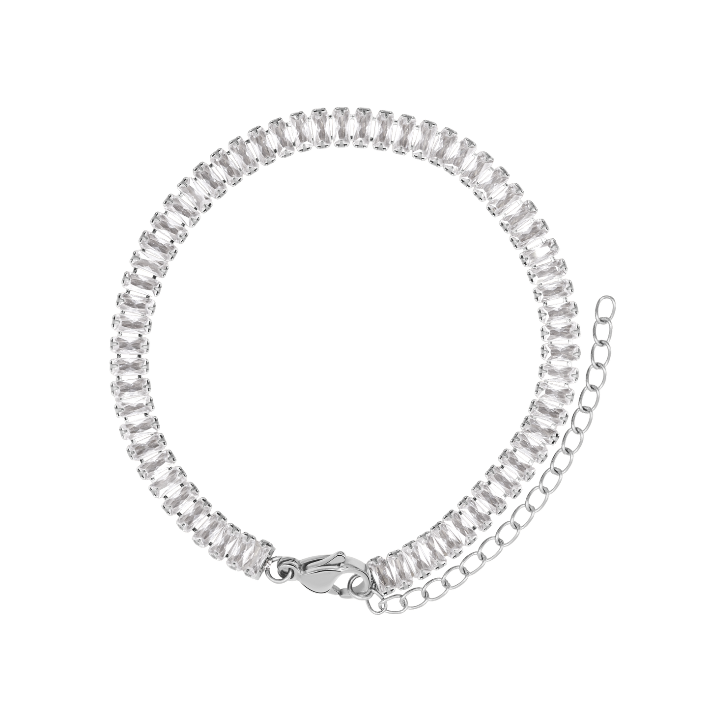 Armband Damen Edelstahl Zelie in Silber - mit gratis Geschenkbox
