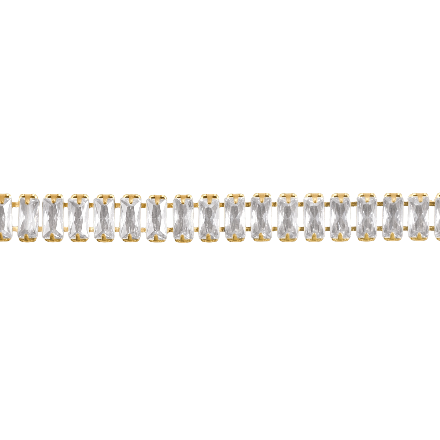 Armband Damen Edelstahl Zelie in Gold - Verschluss im Detail