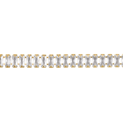 Armband Damen Edelstahl Zelie in Gold - Verschluss im Detail
