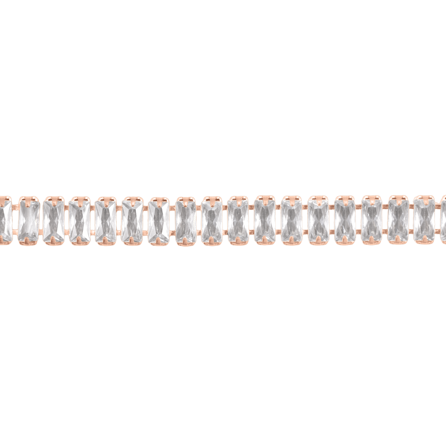 Armband Damen Edelstahl Zelie in Rose - Verschluss im Detail