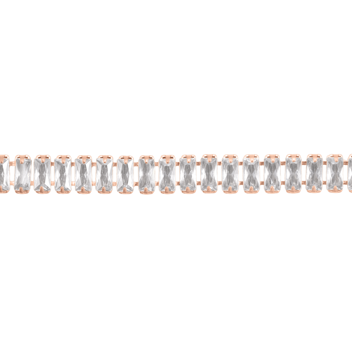 Armband Damen Edelstahl Zelie in Rose - Verschluss im Detail