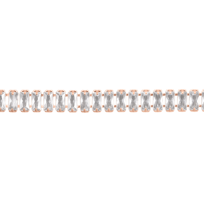 Armband Damen Edelstahl Zelie in Rose - Verschluss im Detail