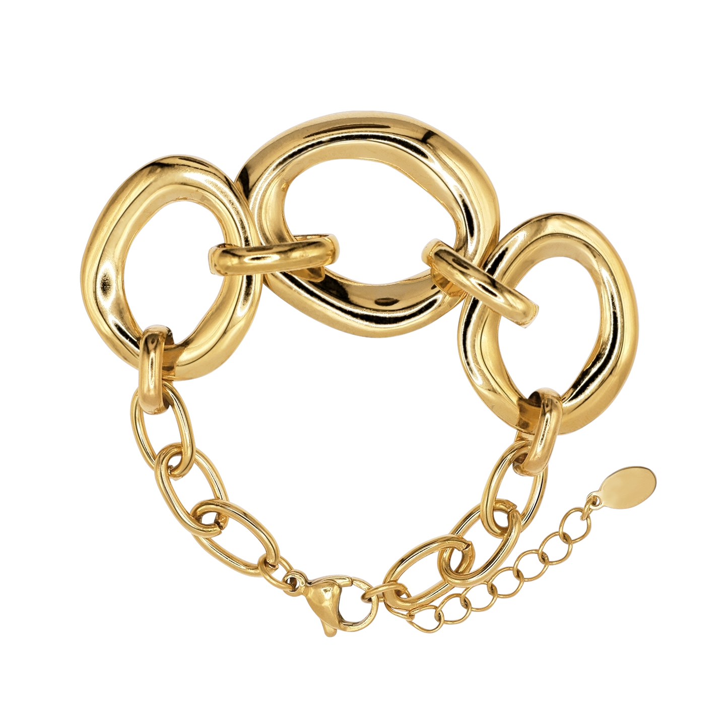 Armband Damen Edelstahl Eleonora in Gold mit gratis Geschenkbox