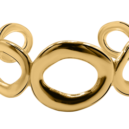 Damen Armband Eleonora Gold stilvoll kombiniert